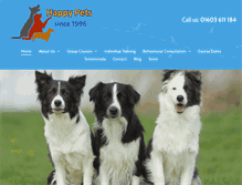 Tablet Screenshot of happy-pets.co.uk